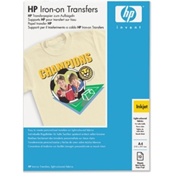 Hewlett Packard [HP] A4 Iron-on T-Shirt Transfer